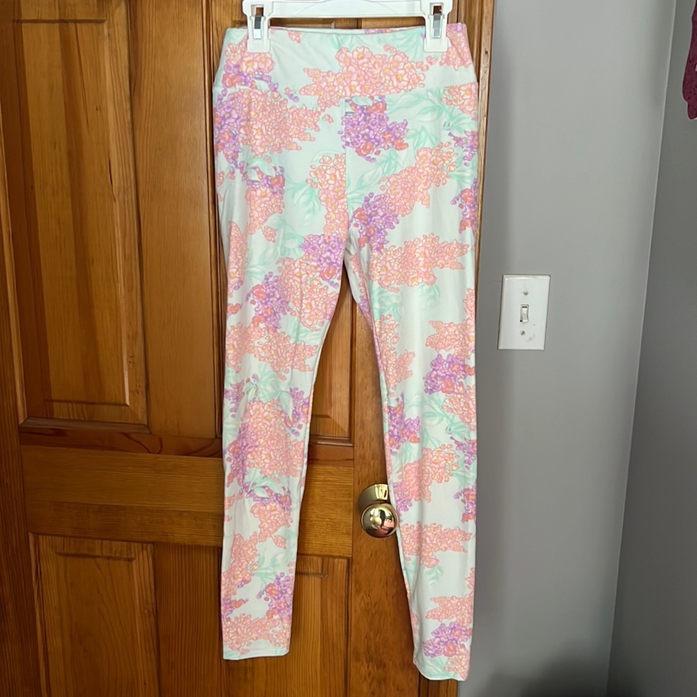 Lularoe floral leggings